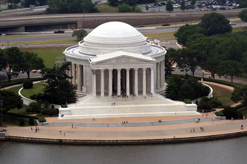 ジェファーソン記念館 アメリカの風景